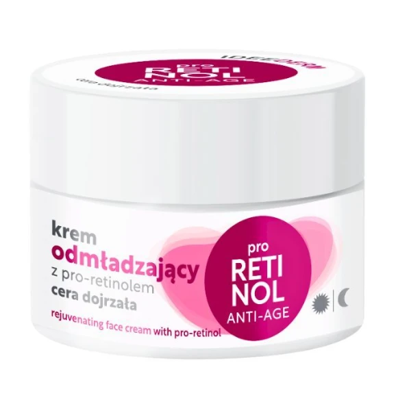 Ideepharm, Idee Derm, krem odmładzający do cery dojrzałej z pro-retinolem, 50ml