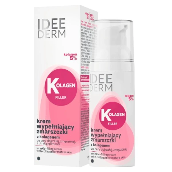Ideepharm, Idee Derm, krem wypełniający zmarszczki z kolagenem, 50ml