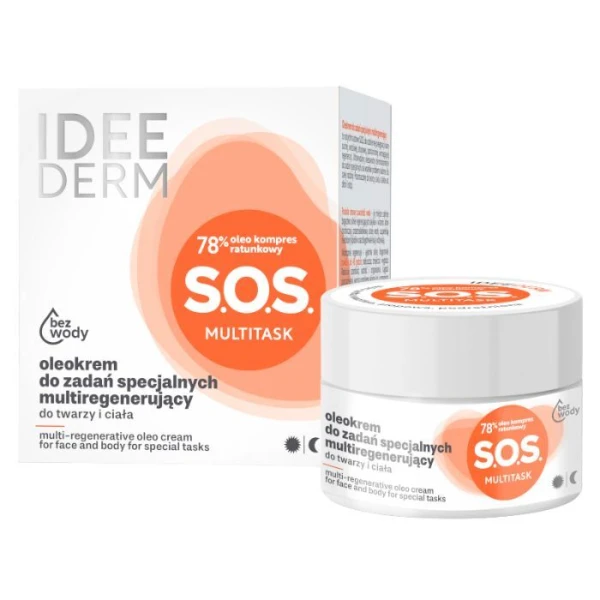 Ideepharm, Idee Derm, oleokrem multiregenerujący do twarzy i ciała, 50ml