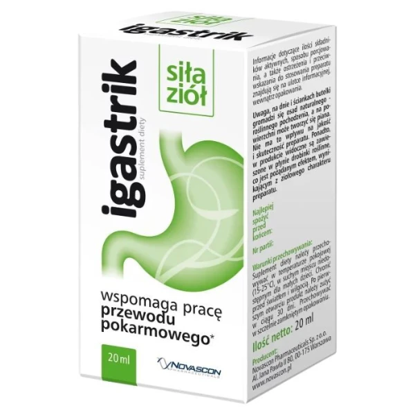 [DATA - 2026-11-30] Igastrik, płyn doustny, 20ml