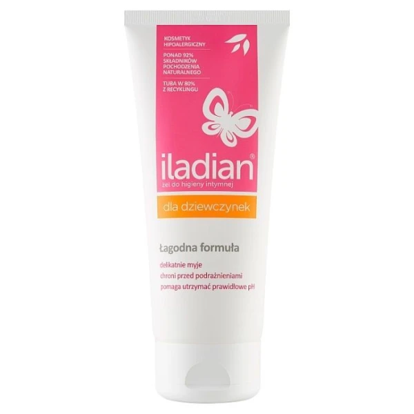 Iladian dla dziewczynek, żel do higieny intymnej, od 3 roku życia, 150ml
