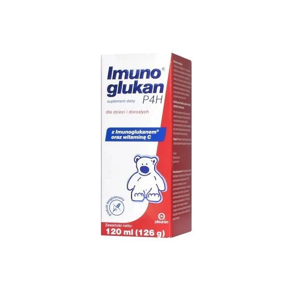 Imunoglukan P4H, syrop dla dzieci i dorosłych, 120ml