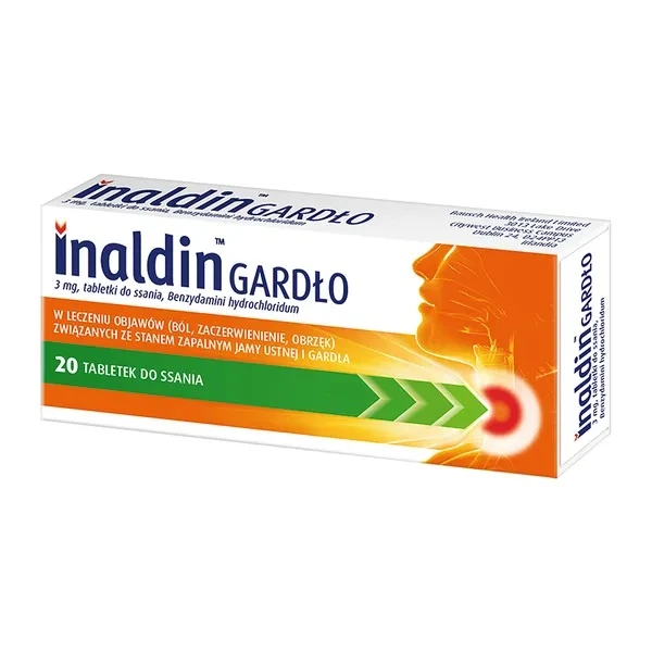 Inaldin Gardło 3mg, 20 tabletek do ssania