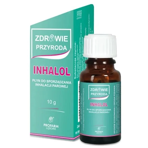 Inhalol, płyn do sporządzania inhalacji parowej, 10g