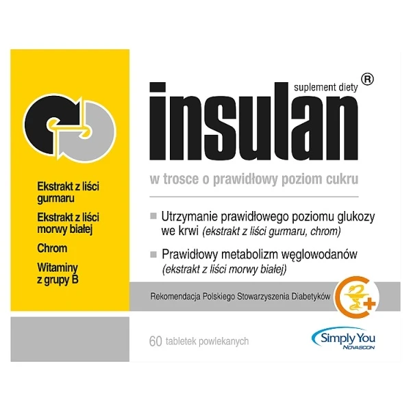 Insulan, 60 tabletek