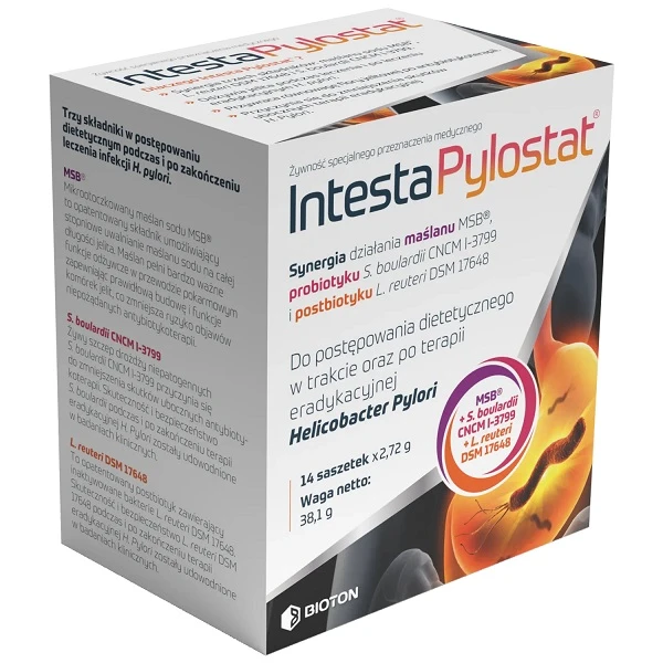 Intesta Pylostat, granulat, 14 saszetek