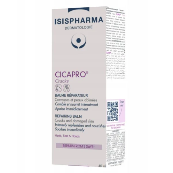 Isis Pharma, Cicapro Cracks, regenerujący balsam do rąk i stóp, 40ml