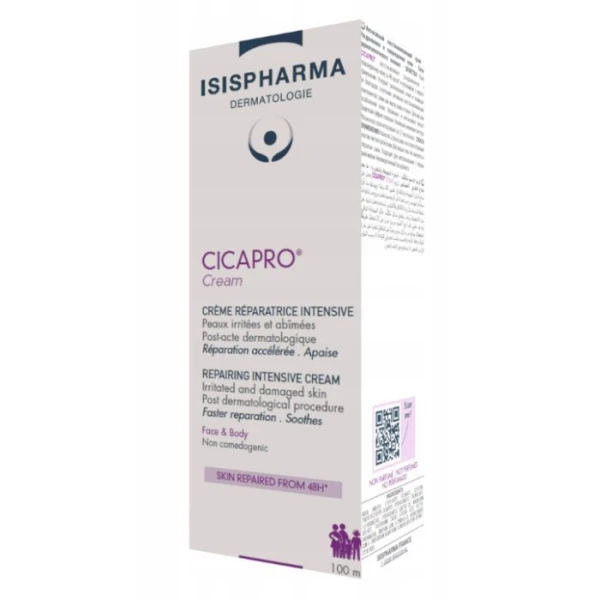 Isis Pharma, Cicapro Cream, intensywnie regenerujący krem na podrażnienia, 100ml