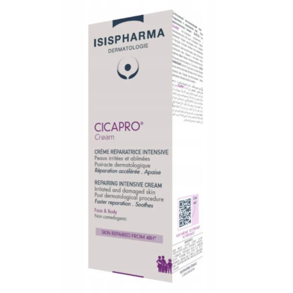 Isis Pharma, Cicapro Cream, intensywnie regenerujący krem na podrażnienia, 40ml