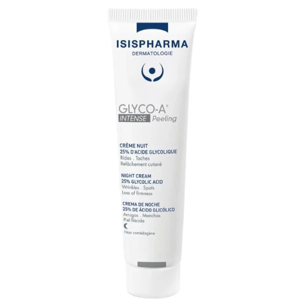 Isis Pharma, Glyco-A, Intense Peeling, krem na noc, z 25% kwasem glikolowym, 30ml