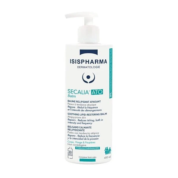 Isis Pharma, Secalia ATO, balsam kojąco-natłuszczający, skóra sucha i atopowa, od urodzenia, 400ml