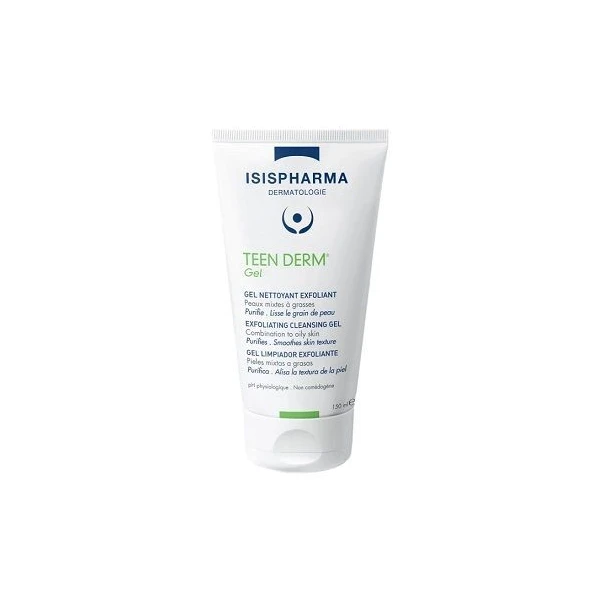 Isis Pharma, Teen Derm Gel, antybakteryjny żel do mycia, skóra tłusta i trądzikowa, 150ml