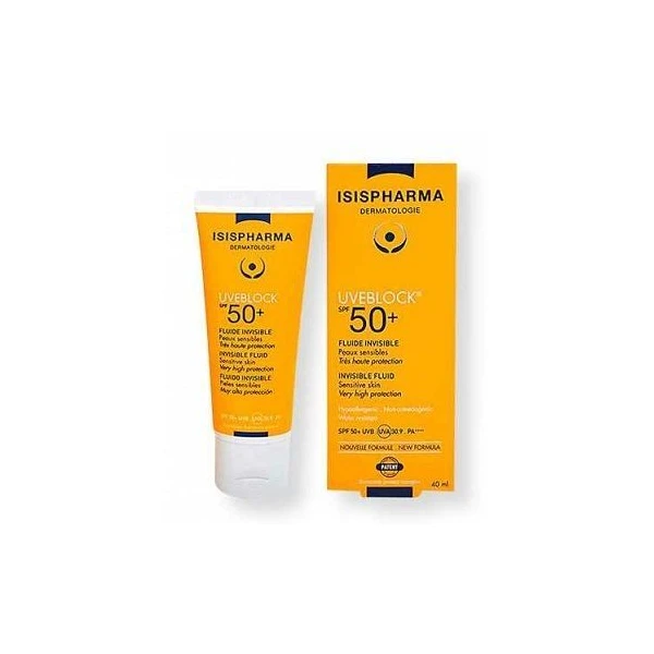 Isis Pharma, UveBlock, fluid bezbarwny SPF 50+, 40ml