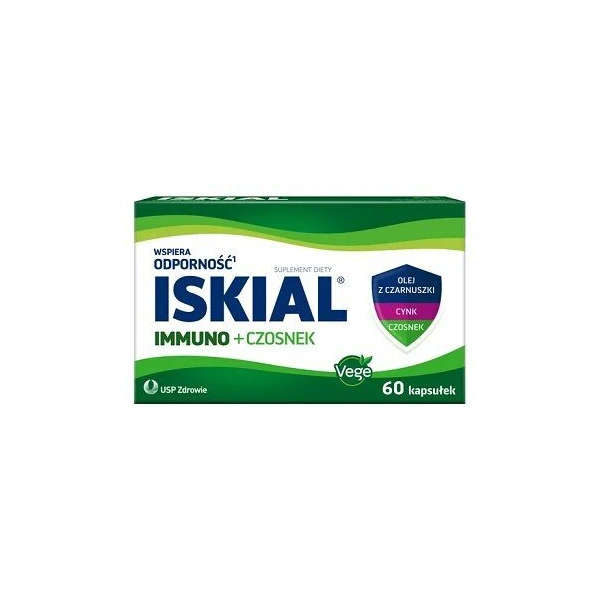 Iskial Immuno + Czosnek, 60 kapsułek