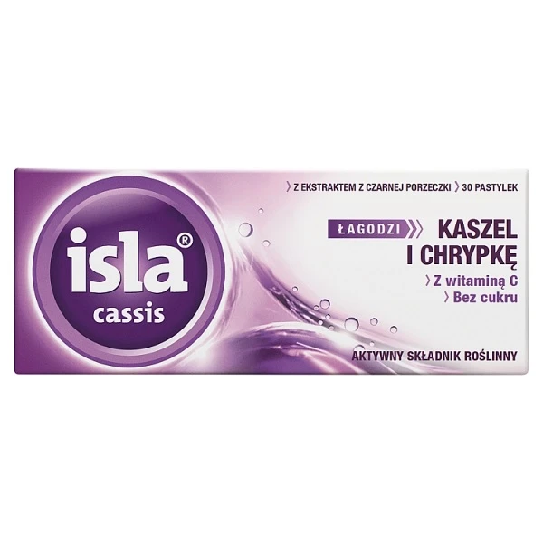 Isla Cassis, 30 pastylek do ssania