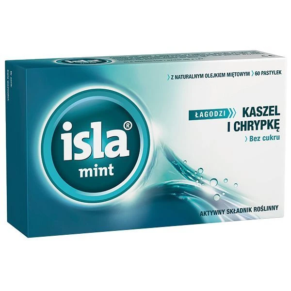Isla Mint, 60 pastylek do ssania