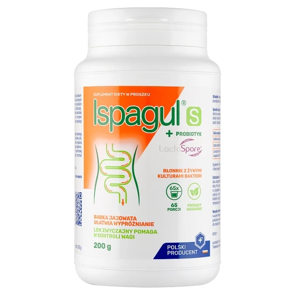 Ispagul S + Probiotyk, proszek, 200g