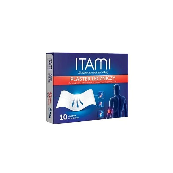 Itami 140mg, plaster leczniczy, 10 sztuk