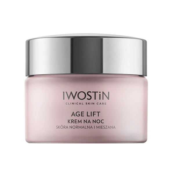 Iwostin Age Lift, krem przeciwzmarszczkowy na noc 40+, skóra normalna i mieszana, 50ml
