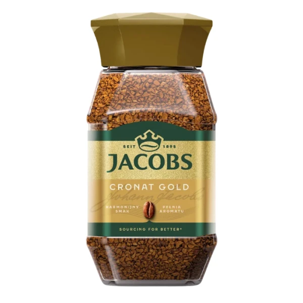 Jacobs, Cronat Gold, kawa rozpuszczalna, 200g