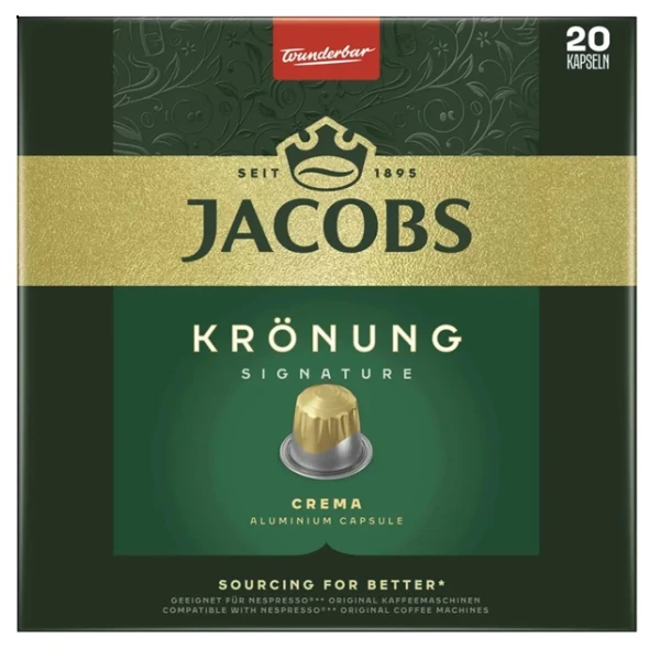 Jacobs, Kronung Crema, kapsułki, 20 sztuk