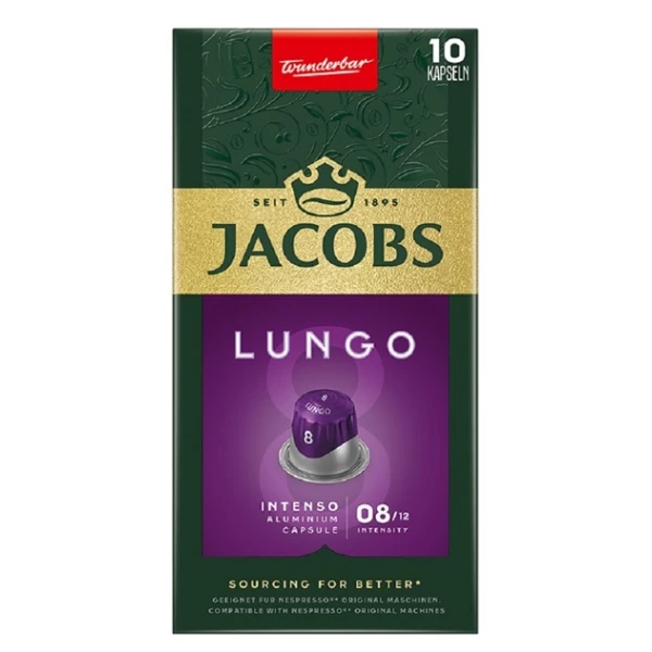 Jacobs, Lungo Intenso, kapsułki, 10 sztuk