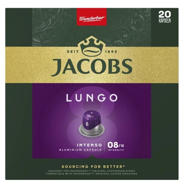 Jacobs, Lungo Intenso, kapsułki, 20 sztuk
