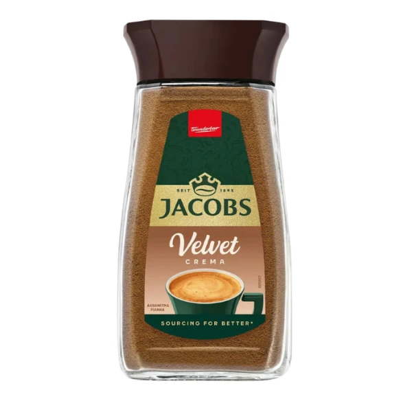 Jacobs, Velvet Crema, kawa rozpuszczalna, 200g