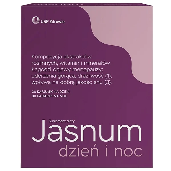 Jasnum, 30 kapsułek na dzień + 30 kapsułek na noc