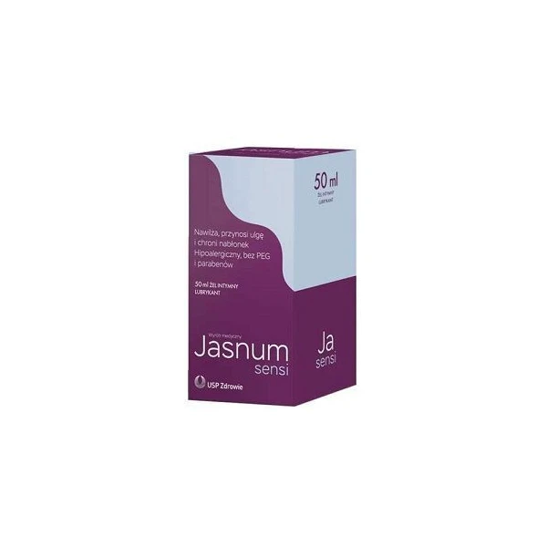 Jasnum sensi, żel intymny nawilżający, 50ml