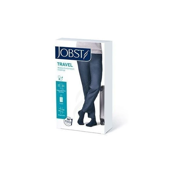 Jobst Travel, podkolanówki uciskowe, stopień ucisku 15-20mmHg, rozmiar 43/44, beige, 1 para