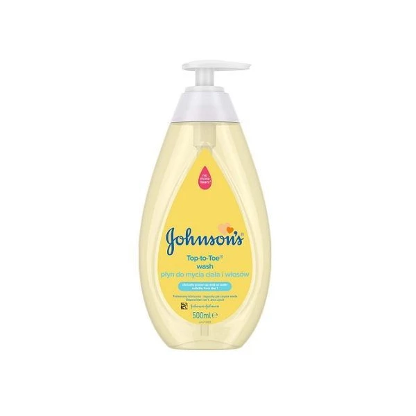 Johnson's Baby, Top-to-Toe, płyn do mycia ciała i włosów, od 1 dnia życia, 500ml