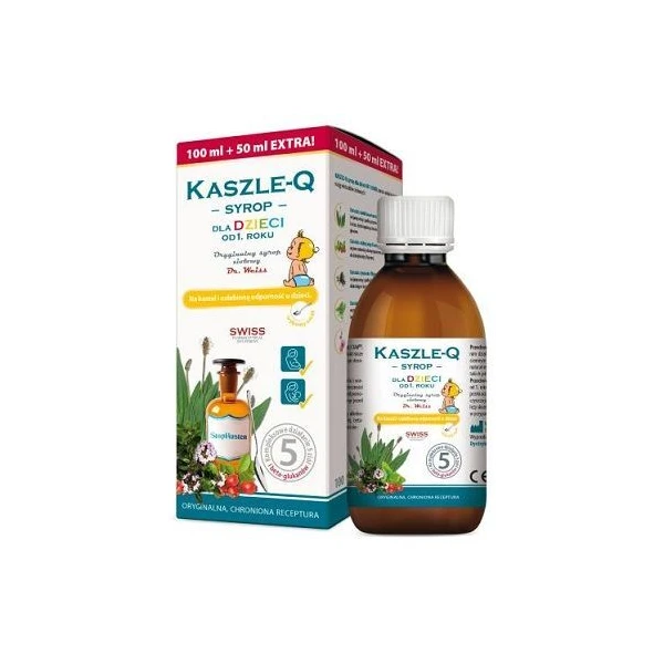 Kaszle-Q, syrop, po 1 roku życia, 150ml