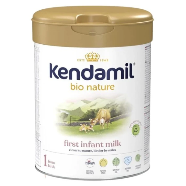 Kendamil Nature 1, mleko początkowe, dla niemowląt od urodzenia, 800g
