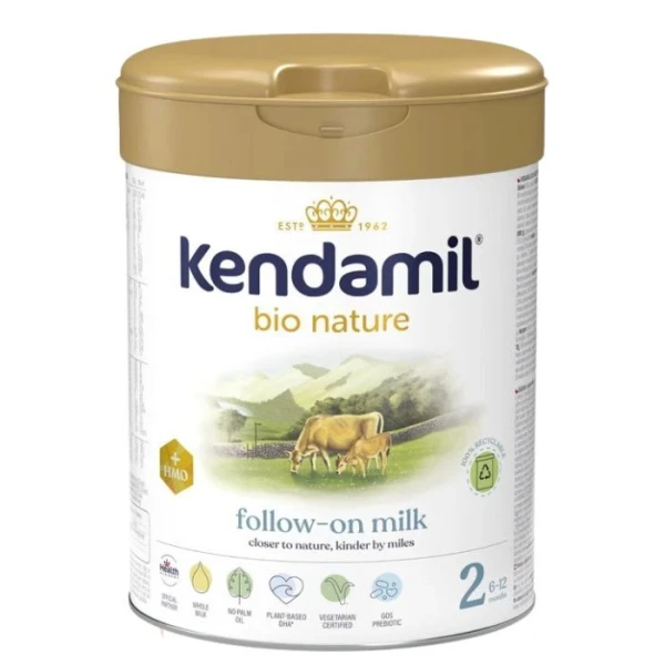 Kendamil Nature 2 HMO+, mleko następne, dla niemowląt po 6 miesiącu życia, 800g