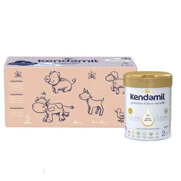 Kendamil Premium 2, mleko następne, dla niemowląt po 6 miesiącu życia, 3 x 800g