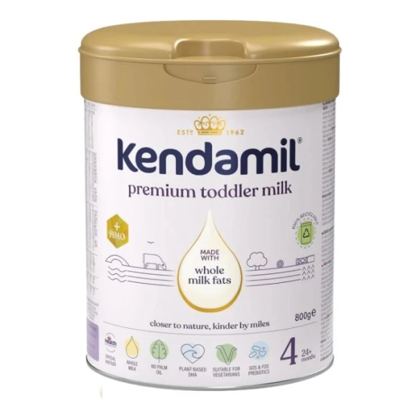 Kendamil Premium 4, formuła na bazie mleka, dla dzieci po 2 roku życia, 800g