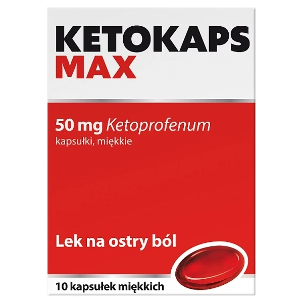 Ketokaps Max 50mg, 10 kapsułek