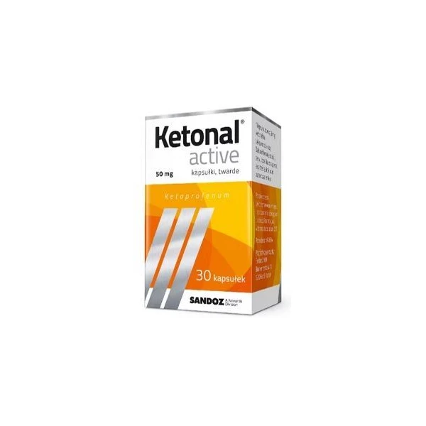 Ketonal Active 50mg, 30 kapsułek