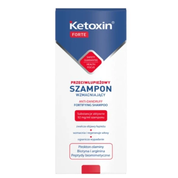 Ketoxin Forte, przeciwłupieżowy szampon wzmacniający, 200ml
