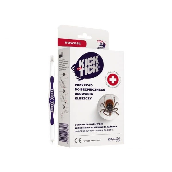 Kick the Tick, przyrząd do bezpiecznego usuwania kleszczy, 1 sztuka