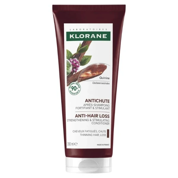 Klorane, odżywka z chininą i organiczną szarotką, do włosów ze skłonnością do wypadania, 200ml image