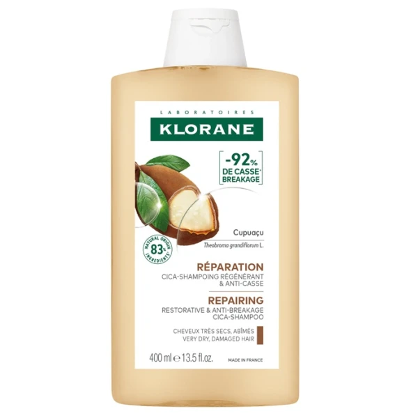 Klorane, szampon regenerujący z cupuacu, 400ml