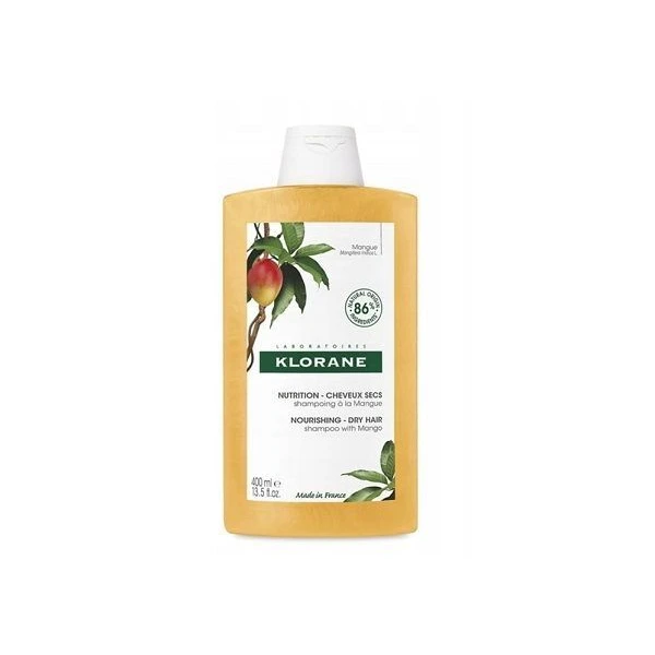 Klorane, szampon z mango, do włosów suchych, 400ml