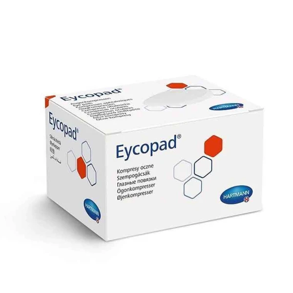 Kompres oczny Eycopad, niejałowy, 70mmx85mm, 5 sztuk