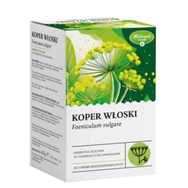 Koper włoski, herbatka ziołowa, 30 torebek