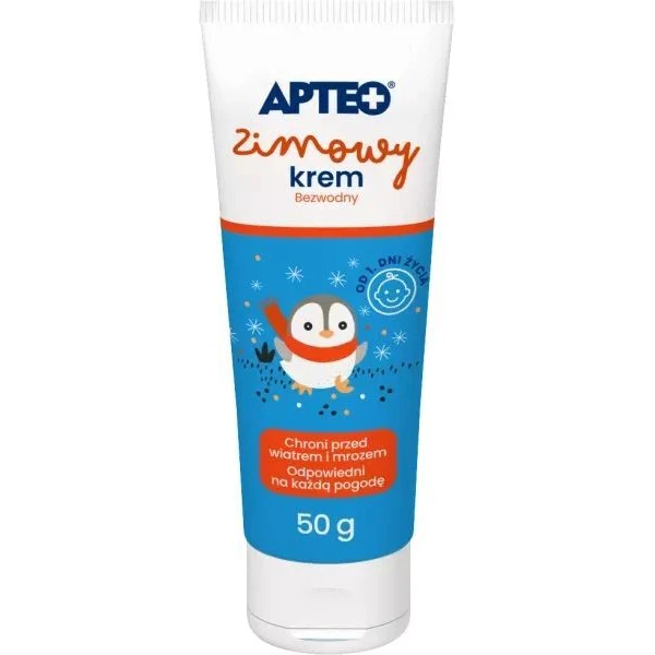 Krem zimowy, bezwodny, Apteo, dla dorosłych i dzieci od 1 dni życia, 50g