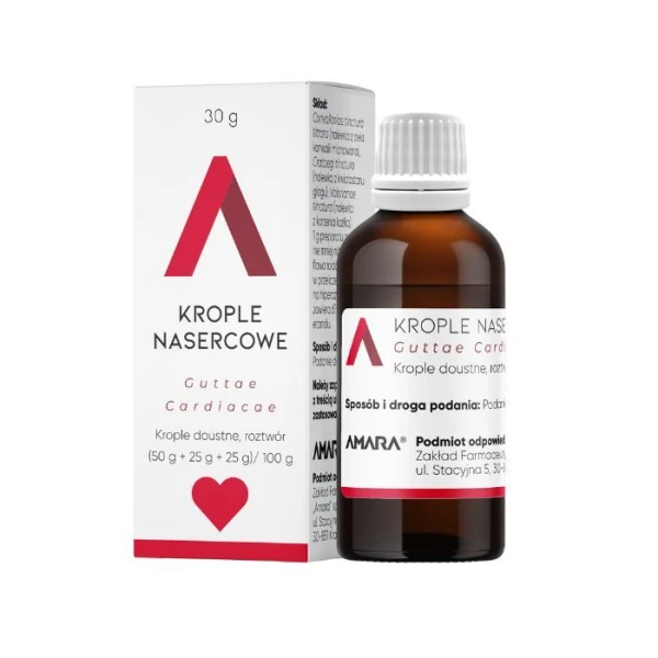 Krople nasercowe (50g+25g+25g)/100g, krople doustne, 30g