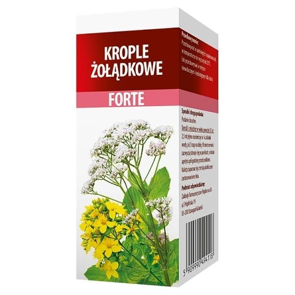 Krople żołądkowe forte, płyn doustny, 39ml