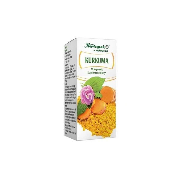 Kurkuma, 30 kapsułek